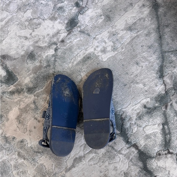 CHANEL Blue Denim Sandals - Picture 6 of 9